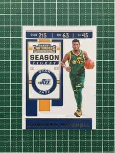 ★PANINI 2019-20 NBA CONTENDERS #31 DONOVAN MITCHELL［UTAH JAZZ］ベースカード SEASON TICKET 2020★