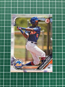 ★TOPPS MLB 2019 BOWMAN DRAFT #BD-62 RONNY MAURICIO［NEW YORK METS］ベースカード 19★