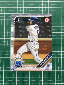 ★TOPPS MLB 2019 BOWMAN DRAFT #BD-111 MICHAEL MASSEY［KANSAS CITY ROYALS］ベースカード 1st 19★