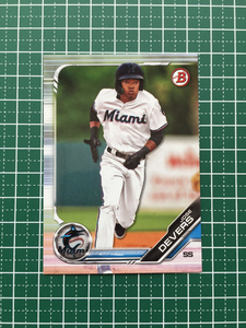 ★TOPPS MLB 2019 BOWMAN DRAFT #BD-154 JOSE DEVERS［MIAMI MARLINS］ベースカード 19★