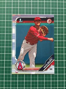 ★TOPPS MLB 2019 BOWMAN DRAFT #BD-182 WILL WILSON［LOS ANGELES ANGELS］ベースカード 1st 19★