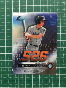 ★TOPPS MLB 2019 BOWMAN CHROME #ST-CS CONNOR SCOTT［MIAMI MARLINS］インサートカード「STAT TRACKER」★