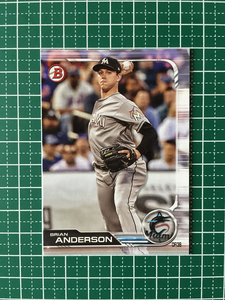 ★TOPPS MLB 2019 BOWMAN #91 BRIAN ANDERSON［MIAMI MARLINS］ベースカード 19★