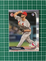 ★TOPPS MLB 2019 BOWMAN #73 DAKOTA HUDSON［ST. LOUIS CARDINALS］ベースカード ルーキー RC 19★_画像1