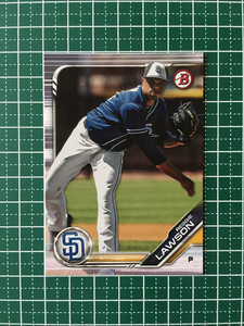 ★TOPPS MLB 2019 BOWMAN #BP-68 REGGIE LAWSON［SAN DIEGO PADRES］ベースカード「PROSPECTS」プロスペクト★