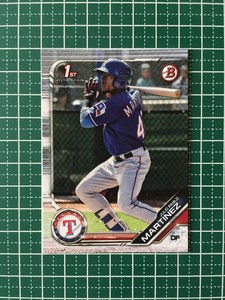 ★TOPPS MLB 2019 BOWMAN #BP-30 JULIO PABLO MARTINEZ［TEXAS RANGERS］ベースカード「PROSPECTS」プロスペクト 1st★