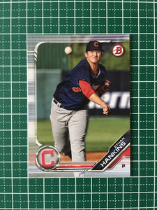 ★TOPPS MLB 2019 BOWMAN #BP-15 ETHAN HANKINS［CLEVELAND INDIANS］ベースカード「PROSPECTS」プロスペクト★