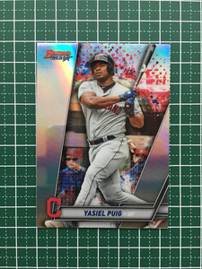 ★TOPPS MLB 2019 BOWMAN'S BEST #23 YASIEL PUIG［CLEVELAND INDIANS］リフラクター パラレル版 19★