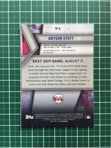 ★TOPPS MLB 2019 BOWMAN'S BEST #TP-6 BRYSON STOTT［PHILADELPHIA PHILLIES］ベースカード プロスペクト PROSPECT 19★_画像2