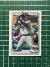 ★TOPPS MLB 2020 BOWMAN DRAFT #BD-161 RONALDO HERNANDEZ［TAMPA BAY RAYS］ベースカード★_画像1