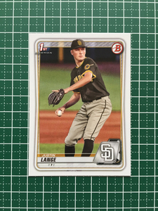 ★TOPPS MLB 2020 BOWMAN DRAFT #BD-99 JUSTIN LANGE［SAN DIEGO PADRES］ベースカード 1st★