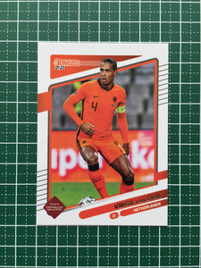 ★PANINI 2021-22 DONRUSS SOCCER ROAD TO QATAR #132 VIRGIL VAN DIJK［NETHERLANDS／オランダ］ベースカード「BASE」★