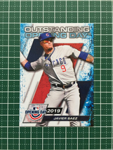 ★TOPPS MLB 2021 OPENING DAY #OOD-3 JAVIER BAEZ［CHICAGO CUBS］インサートカード「OUTSTANDING OPENING DAYS」★_画像1