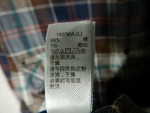 to5281　Gap　ギャップ　長袖　チェック　デザイン　シャツ　L　人気　送料格安_画像4