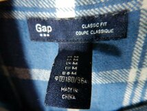 to5430　Gap　ギャップ　長袖　チェック　デザイン　シャツ　ネルシャツ　人気　送料格安_画像4