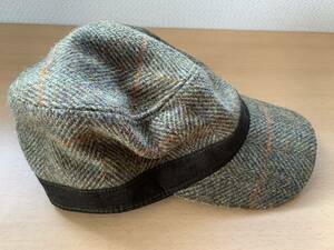 SHIPS Ships Harris tweed cap new goods 