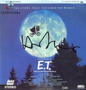 [CS patent (special permission) ] E.T. Eliot position Henry * Thomas with autograph 1988 year MCA made ET laser disk JSA company judgment certificate spill bar g