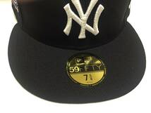 限定 NEW ERA Yankees 59FIFTY MLB サイドパッチ ニューヨーク ヤンキース サブウェイシリーズ ネイビー 7 5/8（60.6cm）_画像4