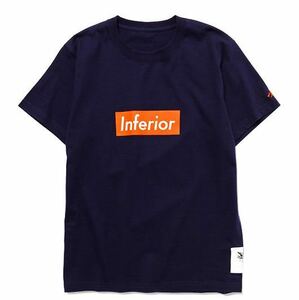 MARK McNAIRY Inferior Box Logo Tee マークマクナイリー ボックスロゴ Tシャツ 紺M MM3