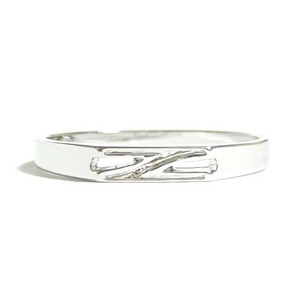 15 number initial N alphabet SILVER925 silver ring ring unisex man and woman use lady's men's 