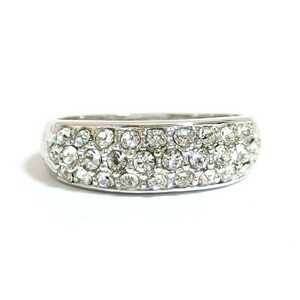 № 19 Великолепные Pave Swarovski Ristal Silver Ring Ring Ring Cring