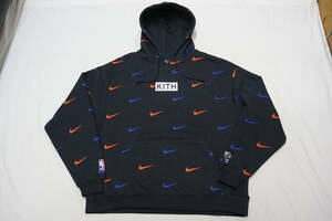 KITH Nike for New York Knicks AOP Hoodie Black /CZ1749-010★キス ナイキ ニューヨーク ニックス フーディー ブラック 黒 XL /パーカー