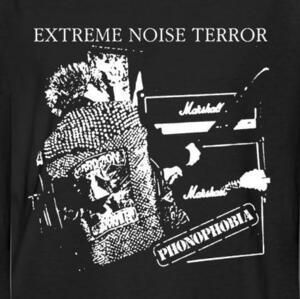 ★エクストリーム ノイズ テラー Tシャツ Extreme Noise Terror PHONOPHOBIA - M 正規品 ENT クラスト Chaos U.K. concrete sox ripchords