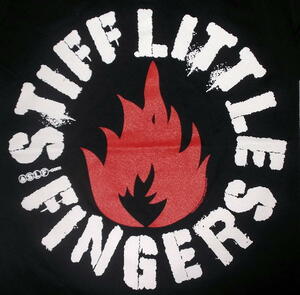 ★スティッフ リトル フィンガーズ Tシャツ Stiff Little Fingers PUNK - M 正規品 ! Inflamable Material