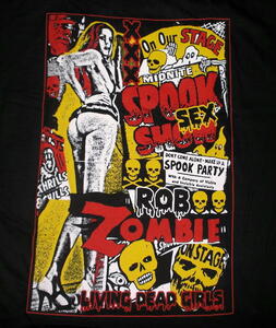 ★ロブ ゾンビ Tシャツ Rob Zombie Spook Sex - L 正規品 ロックTシャツ