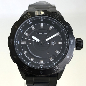 新品 MEISTER MSTR マイスター ダイバーウォッチ 腕時計 DO103SS ブラック 黒文字盤 デイト ステンレス メンズ 福井県質屋の質セブン