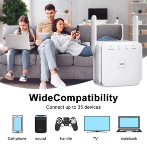 Wi-Fiブースター1200Mbps5Ghz長距離ワイヤレスリピーター