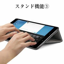 レッド 2021 iPad mini6 ケース カード入れ ハンドストラップ 赤_画像3