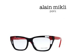 【alain mikli】 アランミクリ メガネフレーム A03111 001 ブラックラメレッド 国内正規品