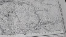 　古地図 　久留米　福岡県　佐賀県　地図　資料　46×57cm　　明治３３年測量　　昭和33年印刷　発行　B_画像5