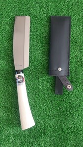 未使用 INAHO 腰鉈 ナタ 黒猿 165mm 合皮カバー付き