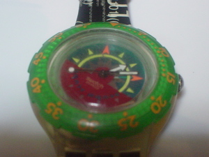  rare article design SWATCH SWISS SCUBA wristwatch junk 