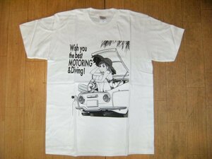 未使用 非売品★水着 アニメ 美少女 MOTORING & DIVING モータリング ダイビング Tシャツ★旧車 ビンテージカー クラシックカー サーフィン