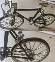 【リアル自転車模型】サイクリング|アルミ装飾|メタルコレクション|ロードバイク|リアルモデル|コレクション|卓上アート|置物|手作りH-13_画像4