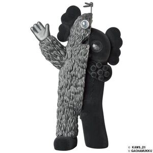 KACHAMUKKU Black colorway KAWS TOKYO FIRST カチャムック カウズ ガチャピン ムック medicom toy メディコムトイ gachapin mook