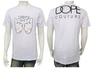 DOPE SHIT DOPE COUTURE 半袖Ｔシャツ プリント トップス ホワイト L