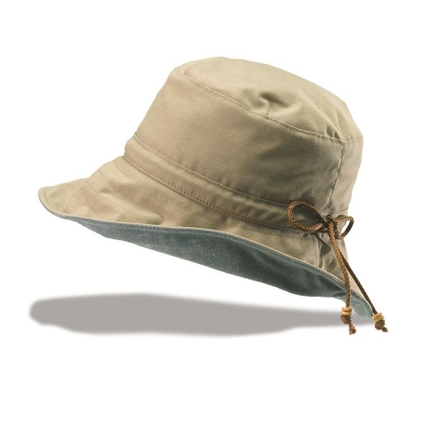 ◎フォックスファイヤー ビーズハット 帽子 L ベージュ 56.5～58cm