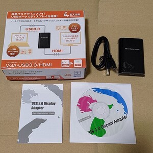 玄人志向 グラフィックアダプタ VGA-USB3.0/HDMI