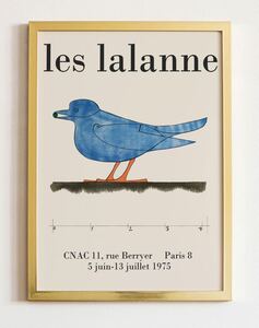 Les Lalanne 展示会ポスター アートポスター ビンテージポスター モダンアート 海外アート インテリア バード 鳥 パリ フランス