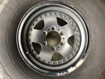 TOYOTA LAND CRUISER 80ランクル社外アルミ 8J -0 6H 315/75R16 121Qバリ山スタッドレスヨコハマアイスガード G075 ランドクルーザーSAFARI_画像4