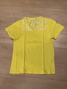 2010SS Maison Martin Margiela マルタンマルジェラ VネックTシャツ エイズTシャツ　Sサイズ　桜井和寿