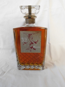 希少 ニッカブランデー「ザ・国分町」BRANDY X・O DELUXE THE KOKUBUNCHOU 40度 700ml ニッカウイスキー 未開栓 終売品 題字：星淑子(書家)