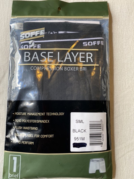 S 新品未使用 SOFFE ソフィーBASE LAYER COMPRESSION BOXER BRIボクサーブリーフ　MILITARY,超快適、トレーニング　横須賀より