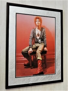  David * bow i/Ziggy Tour 1972/ art Picture amount attaching /David Bowie/Mick Rock/Stardust/ lock Icon /. shop. display / stylish 