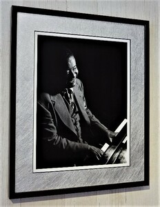  art * Tey tam/ art Picture frame /1948 New york/Art Tatum/ Jazz * piano / retro Vintage * art /. shop. display / wall decoration 