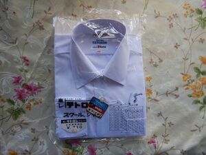 ワイシャツ15東レテトロン　スクールシャツ SCHOOL SHIRTS 11-12歳 　長袖 学校 ポリ65綿35 日本製　未使用　新品　昭和レトロ